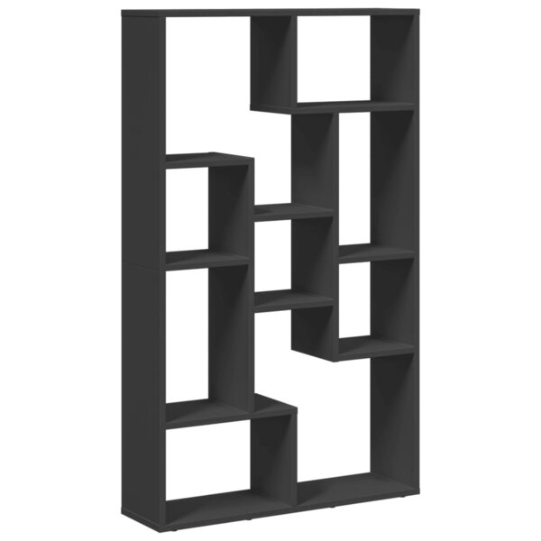 vidaXL Bibliothèque noir 72x20x120 cm bois d'ingénierie