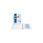 Classeur Pp Personnalisable Kreacover - 4 Anneaux En D 25mm - A4 Maxi - Blanc - X 10 - Exacompta