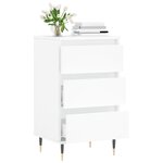 vidaXL Buffet blanc 40x35x70 cm bois d’ingénierie
