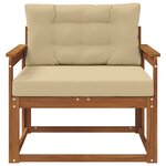 vidaXL Sofa de milieu extérieur Naturel