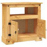 vidaXL Table console Gamme Corona Pin mexicain 80x43x78 cm