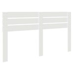 vidaXL Tête de lit avec tête de lit Blanc 180 cm Bois d'ingénierie