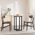 vidaXL Pieds de table à manger cadre en O 80x40x73 cm fonte