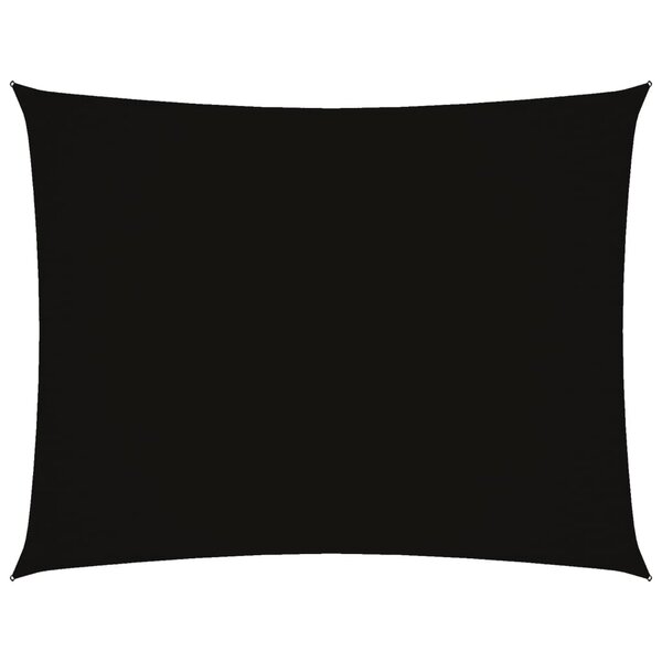 vidaXL Voile de parasol tissu oxford rectangulaire 2 5x4 m noir