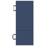 vidaXL Canapé-lit pliable 90 x 63 x 45 cm Bleu