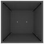 vidaXL Support de plante Noir Métal 40 x 40 x 101 cm Jardinières