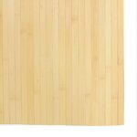 vidaXL Tapis rectangulaire naturel clair 80x500 cm bambou