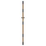 vidaXL Portail de jardin 85x200 cm acier corten conception de carré