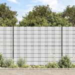 vidaXL Écran d'intimité de jardin PVC 70x0 19 m Blanc