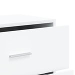 vidaXL Buffets 2 Pièces blanc 60x31x84 cm bois d'ingénierie