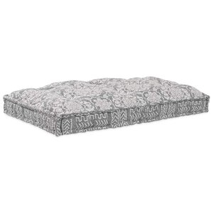 vidaXL Coussin de canapé sur palette Gris clair tissu