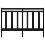 vidaXL Tête de lit Noir 156x4x100 cm Bois massif de pin