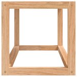 vidaXL Porte-serviette 60x20x20 cm Bois massif de noyer