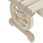 vidaXL Banc de jardin 115 cm bois de sapin massif