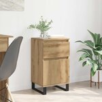 vidaXL Buffet chêne artisanal 35 x 40 x 70 cm Bois d'ingénierie