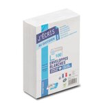 Paquet de 100 enveloppes blanches c6 114x162 75g bande de protection gpv