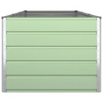 vidaXL Jardinière Vert pastel 195 x 100 x 45 cm Acier galvanisé