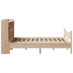 vidaXL Cadre de lit sans matelas 140x190 cm bois de pin massif