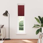 vidaXL Store plissé rouge bordeaux 50x200 cm largeur du tissu 49 4 cm