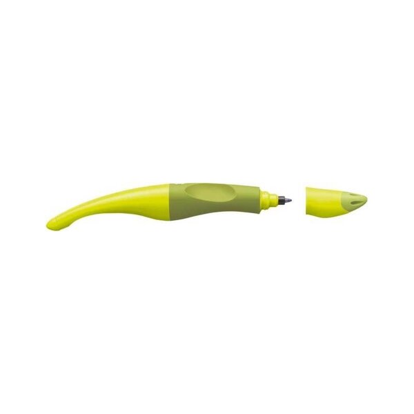 Stylo ergonomique corps vert gaucher - stabilo