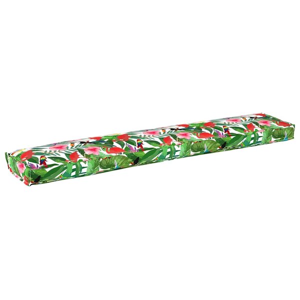 vidaXL Coussin de palette Floral Jungle tropicale 200 x 40 x 8 cm