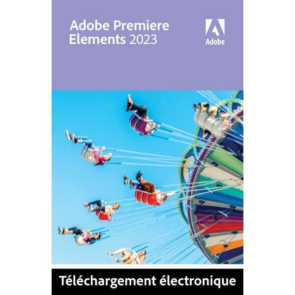 Adobe premiere elements 2023 - licence perpétuelle - 2 pc - a télécharger