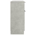 vidaXL Buffet Gris béton 60x30x70 cm Bois d'ingénierie