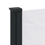 vidaXL Auvent latéral rétractable blanc 120x600 cm