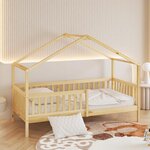 Lit simple Kae cabane barrière naturel