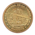 Mini médaille monnaie de paris 2008 - le rocher de la vierge