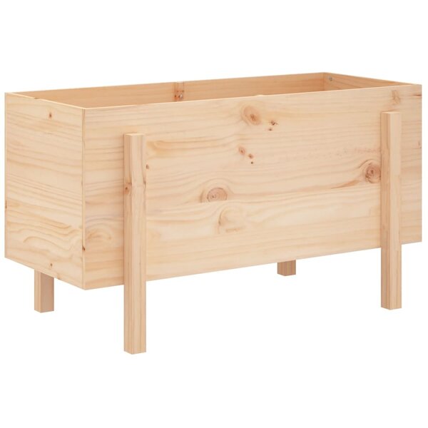 vidaXL Lit surélevé de jardin 101x50x57 cm bois de pin massif