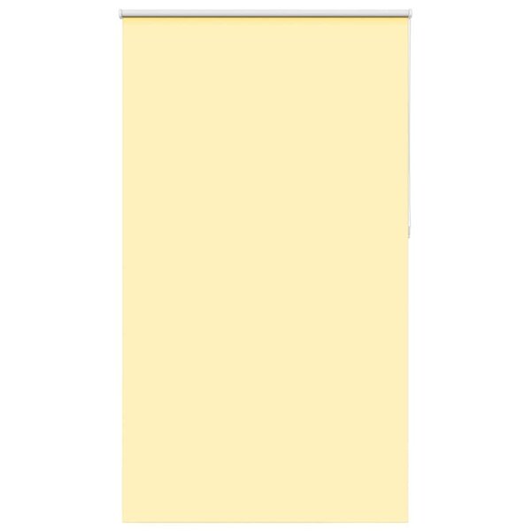 vidaXL Store enrouleur occultant jaune largeur du tissu 136 6 cm