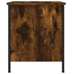 vidaXL Tables de chevet 2 Pièces chêne fumé 40x42x50 cm bois ingénierie