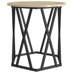 vidaXL Table basse 2 Pièces Chêne Sonoma Bois d'ingénierie et acier