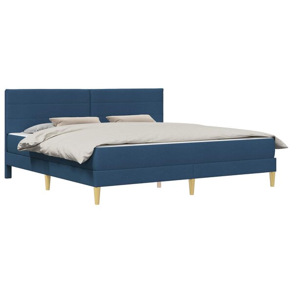 vidaXL Cadre de lit 200 x 200 cm Bleu