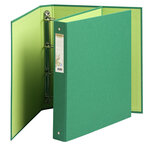 Classeur rembordé papier 4 anneaux 30mm Forever - A4  vert foncé x 10 EXACOMPTA