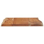 vidaXL Table d'appoint 50x40x2 5cm bois massif acacia bordure assortie