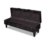 Banc banquette long de rangement 111 x 34 x 37 cm marron 02_0021254