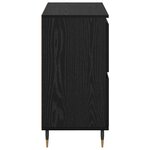 vidaXL Armoire de rangement 3 Pièces Chêne noir 60 x 35 x 70 cm