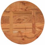 vidaXL Dessus de table Ø40x3 8 cm rond bois massif d'acacia