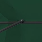 Parasol de jardin vidaXL ø395x245 cm Vert