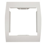 Support grillage rigide & palissade blanc crème mat sablé ral 9010ms