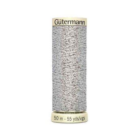 Gütermann Fil à coudre 'Effet métallisé W 331' SB, couleur gris 41 GÜTERMANN