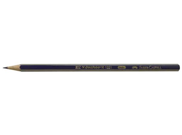 Crayon GOLDFABER  hexagonal  degré de dureté: HB x 12 FABER-CASTELL