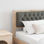 vidaXL Tête de lit marron et gris foncé 160 cm Bois massif en pin