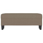 vidaXL Banc Taupe 100x35x41 cm Tissu