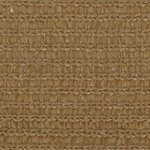 vidaXL Voile d'ombrage 160 g/m² Taupe 2x2 5 m PEHD