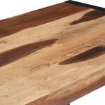vidaXL Table à manger 120x60x75 cm Bois massif