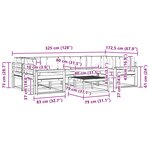 vidaXL Ensemble de canapés d'extérieur 5 pc Blanc et Beige