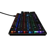 THE G-LAB Clavier mécanique - Swicth bleu Ultras Réactifs - 16 effets de rétro-éclairage - Compatible sur PC - PS4 - PS5 - Xbox